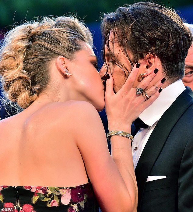 Kelly Loudenberg and Makiko Wholey's book, Hollywood Vampires, exclusively obtained by the Daily Mail, , lifts the lid on the couple's sordid story and delves into the workings of publicists, enablers and hangers-on (Pictured: Heard and Depp in 2015)