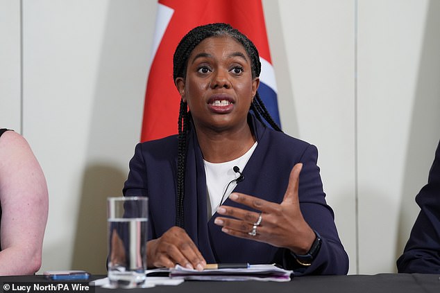 Although he has faced questions from the media at the G7 - which has been dominated by the Israel-Iran crisis - Tory leader Kemi Badenoch said Sir Keir 'should have been in the chamber this week talking about this issue'