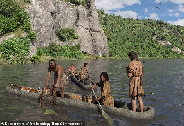 Hunter-gatherer communities like this one were common throughout Europe 10,000 years ago before the shift to farming around 7,000 years ago