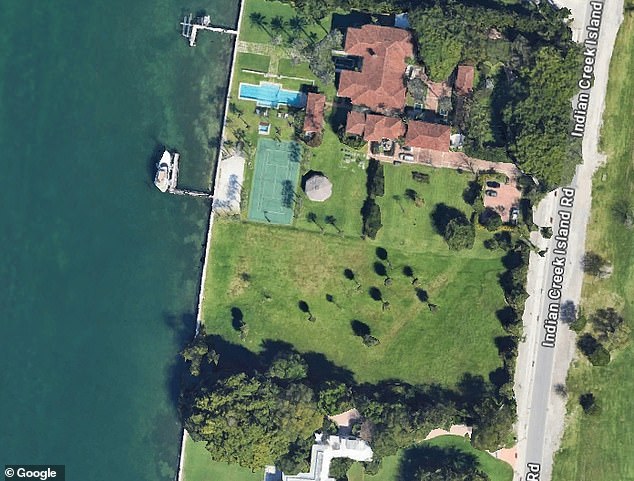 An undeveloped plot of waterfront property in the exclusive village of Indian Creek, a man-made barrier island in Miami-Dade County that boasts only 41 homes, has gone up for sale for $200million. The 1.84-acre property is located at 9 Indian Creek Island Road
