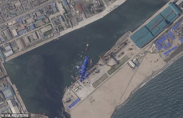 It comes after the North Korean leader was reportedly left fuming over a failed warship launch