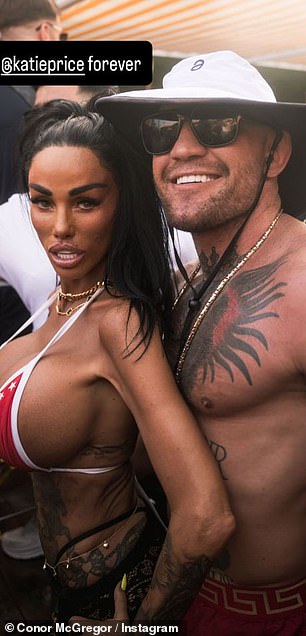 McGregor lashed out at a reveller hours after he was spotted partying with Katie Price
