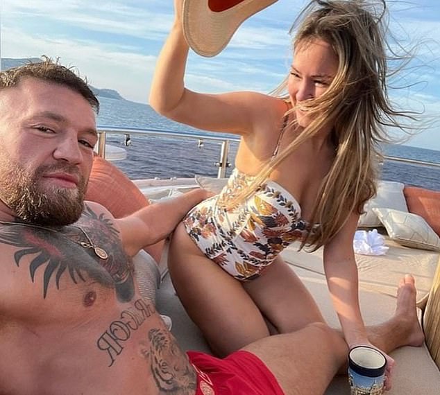 McGregor, pictured on a yacht with wife Dee Devlin, has four children with his partner