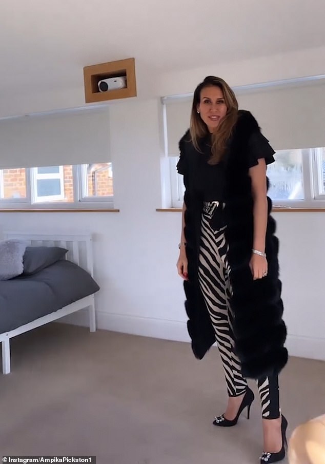 Ampika was criticised for showing off the care home to her 248,000 Instagram followers and for bringing a child back to her Cheshire mansion