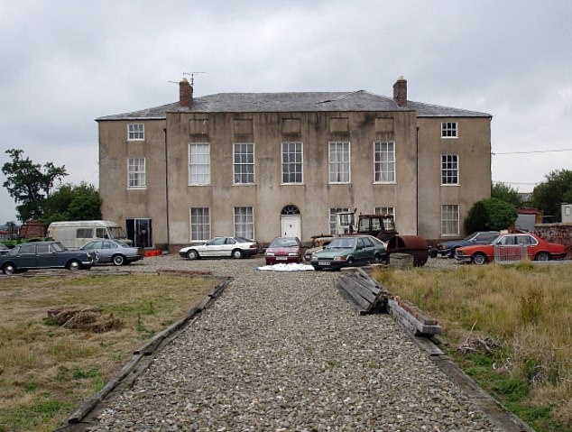 Calveley Hall (pictured) had originally been built for local aristocrat Lady Mary Calverley in 1684 but after she died in 1705, the house and its 4,000 acre estate passed by marriage to the Leghs family of Lyme