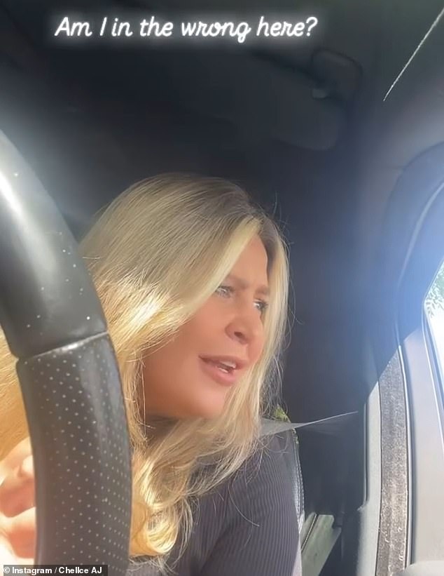 Before she could finish her sentence, the Manchester-bred presenter was interrupted by one of the cyclists who shouted 'f*****' idiot