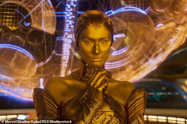 Guardians of the Galaxy Vol 2 introduces a scene-stealing Elizabeth Debicki ¿ as a haughty high priestess, the hilariously po-faced and indeed gold-faced Ayesha