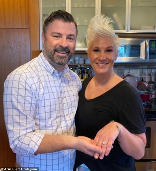 The TV chef - who became synonymous with her trademark spiky platinum hair - is survived by husband Stuart Claxton, whom she wed in October 2021 in an autumn-themed ceremony and reception in her hometown of Cazenovia, New York
