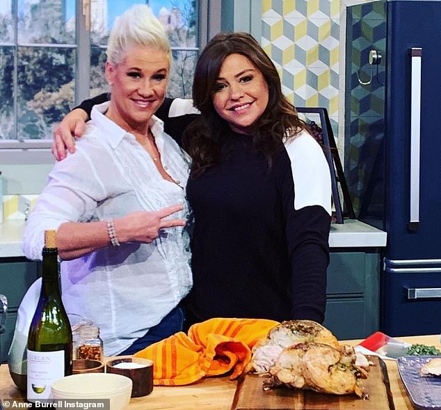 She was later thrust into the spotlight and became best known as the longtime host of Worst Cooks in America, seen here with her friend Rachael Ray