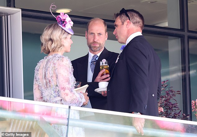 William looked pensive mid-Pimm's as he reflected on the afternoon's events