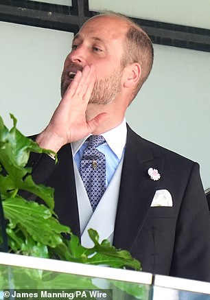The Prince of Wales ahead of the Queen's Vase on day two of Royal Ascot
