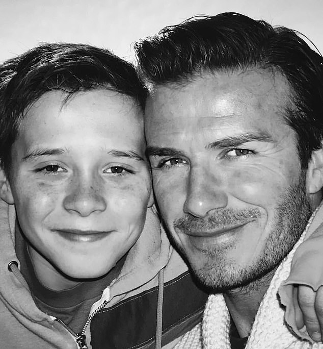 Posting this picture to Instagram on Father's Day the former footballer wrote, 'My most important and favourite job in life is being a dad... I'm so proud of all of you and like daddy (sorry boys) tells you every single day I will always be here for you no matter what.'