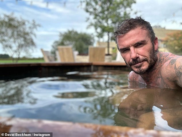 David Beckham says he endures ice baths as a form of 'self care'