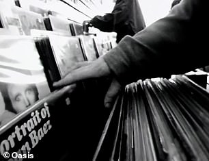 They can be seen in inside the record store paying homage to Mr Sifter