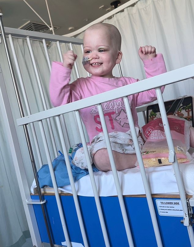 Initially the 25-year-old thought Paisley might have injured herself playing, and never expected she was about to hear news that would make her 'whole world fall apart'