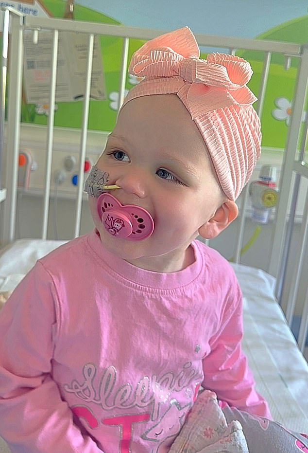 The diagnosis came as a huge shock given that the child showed no prior symptoms of being unwell