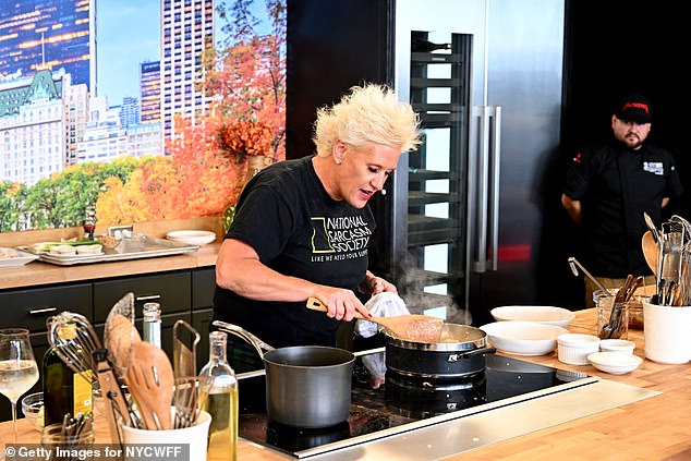 Falkner described her pal as 'one of those people that's kind of intimidating and certainly hardcore as chefs can be... but she was definitely very sweet'