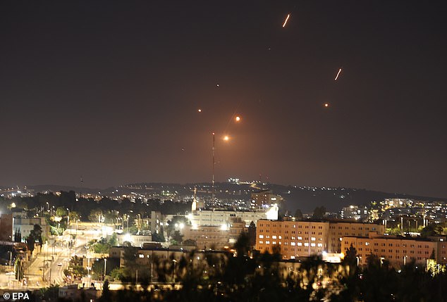 Iranian missiles heading towards Israel over the weekend