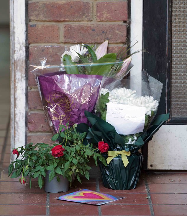 Floral tributes have been left at the scene, where Ms Abbott was killed last week