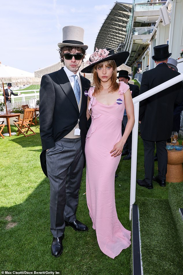 Lennon Gallagher and Isobel Richmond attend day one of Royal Ascot 2025