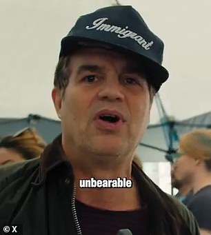 Ruffalo spoke with the activist group New York Immigration Coalition