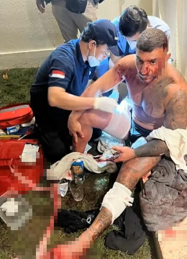 Sanar Ghanimwas allegedly shot several times in the attack and was rushed to hospital but has since been discharged