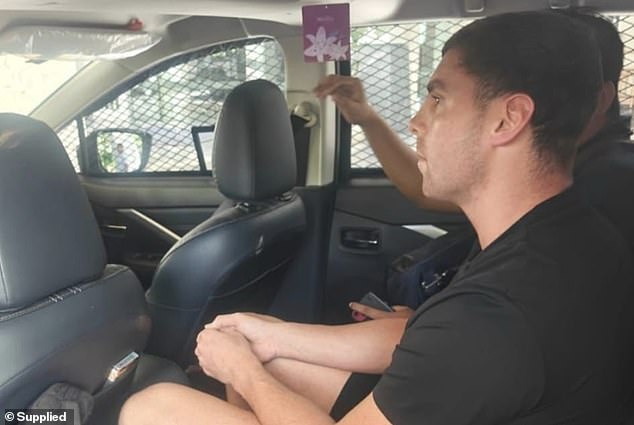 One of the suspected gunmen, Darcy Francesco Jenson (pictured), was arrested in Jakarta, about 18 hours' drive west from the scene of the shooting