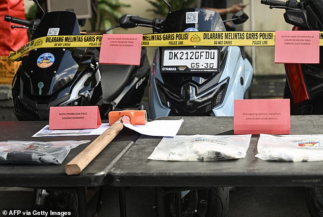 Police had also seized cash, passports, vehicles and a sledgehammer as part of their investigation