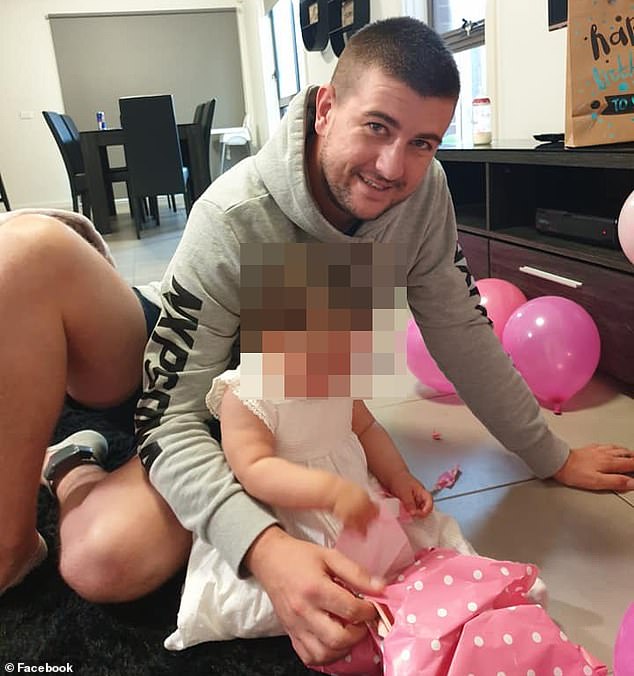 Radmanovic's (pictured with his stepdaughter) family have now signed the paperwork for an autopsy to be carried out, after initially delaying the process