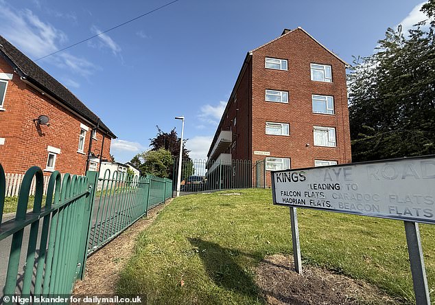 TELFORD: A gang of groomers previously operated from these flats in Telford