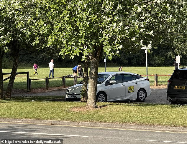 A general view of a local park. Residents said the town was generally a pleasant place to live but they still feared grooming gangs
