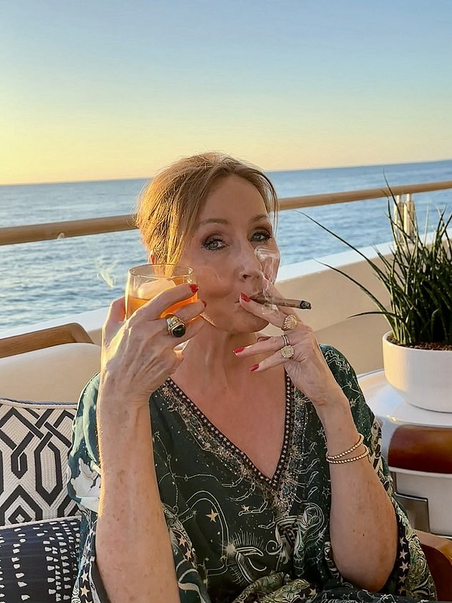It comes weeks after the Harry Potter author posted several gloating tweets from her superyacht in the aftermath of April's Supreme Court ruling