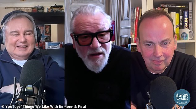 Speaking on the podcast Things We Like with Eamonn & Paul, he said: 'He was very rude to me, he was rude to my wife, if he had been a younger man, I'd have definitely knocked him out'