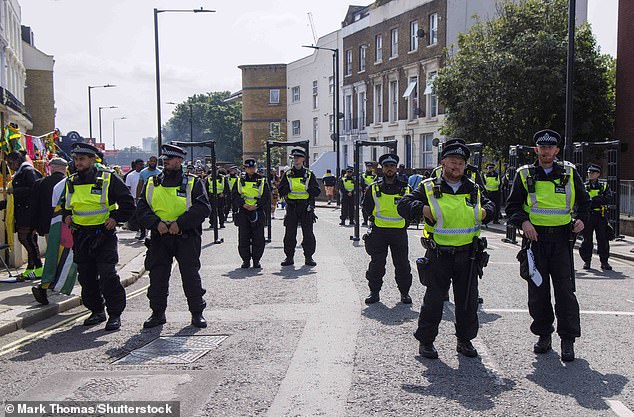 At least 7,000 Police officers were on duty at the Notting Hill Carnival last year amid fears of violence