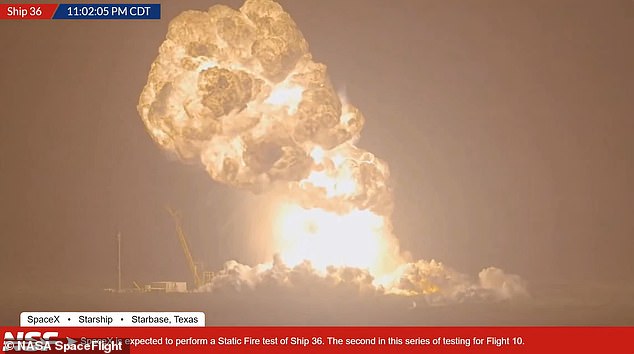 Massive clouds of dark smoke were seen reaching up to the night sky on Wednesday