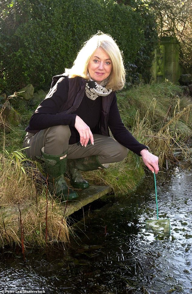 Wincey then left full-time TV in 1987 and spent years devoted to wildlife conservation (pictured in 2001)