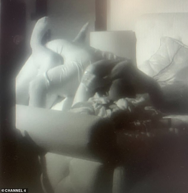 During the episode, Lauren described how an initial 'sensual' experience saw four women join the couple in a private room