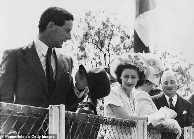 Peter and Margaret in South Africa in 1947. The RAF officer wrote that deciding how to 'consummate' their 'mutual pleasure' proved difficult with both agreeing that marriage seemed a difficult prospect at the time