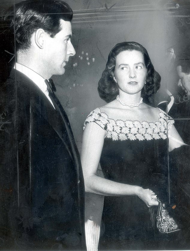 Peter with his first wife, Rosemary, in 1952