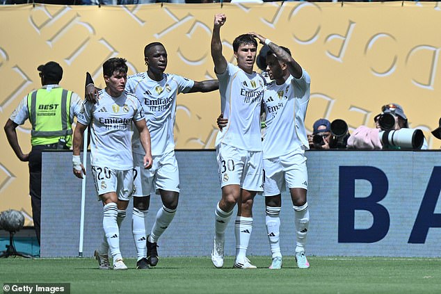 Gonzalo Garcia opened the scoring for Real Madrid who ended up drawing 1-1 with Al-Hilal