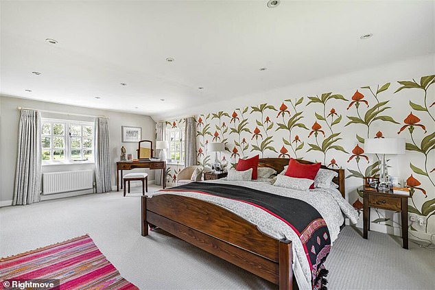 Airy: One of the three bedrooms in the Saffron Walden property