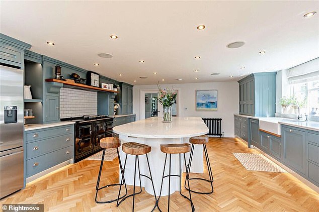 Room to cook: The main house spans more than 4,000 sq. ft.