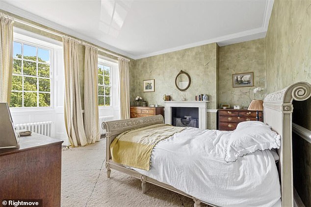 Sleep in style: One of the nine bedrooms available at Hailsham Grange