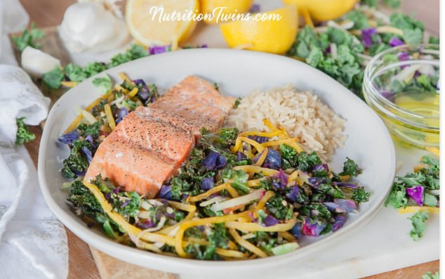 Salmon with Roasted Vegetables