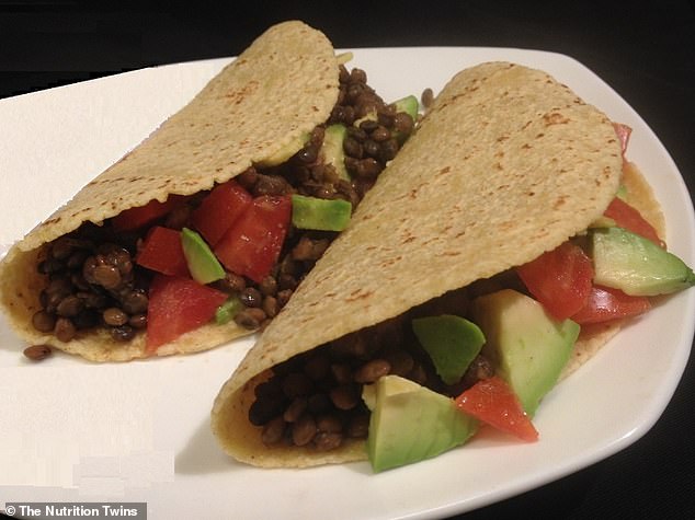 Avocado & Lentil Vegan Tacos