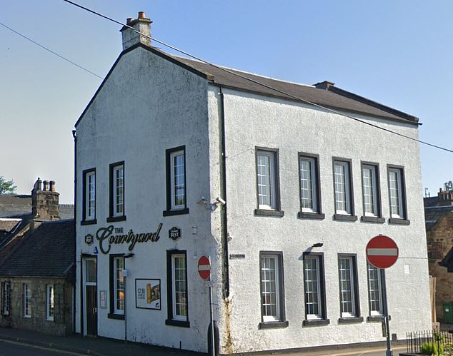 The rapist led his victim to the rear of this pub before attacking her, a judge was told