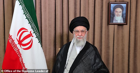 TEHRAN, IRAN - JUNE 18: (EDITOR'S NOTE: This Handout image was provided by a third-party organization and may not adhere to Getty Images' editorial policy.) In this handout image provided by the Office of the Supreme Leader of Iran, Iranian Supreme Leader Ali Khamenei addresses the nation in a state television broadcast on June 18, 2025 in Tehran, Iran. In the address, he said the Iranian people would never surrender and that "any form of US military intervention will undoubtedly be met with irreparable harm."(Photo by Office of the Supreme Leader of Iran via Getty Images) *** BESTPIX ***