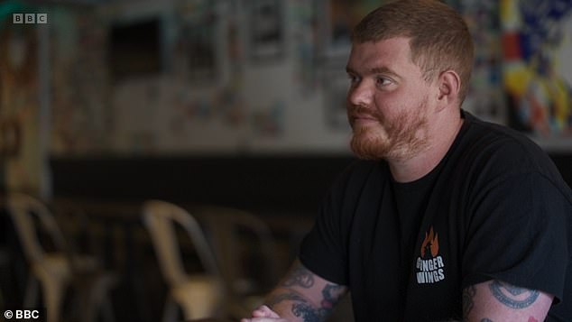 During the programme, Heston sits down with his son, Jack (pictured), 32, and the pair discuss the impact bipolar had on the chef's relationship with is children