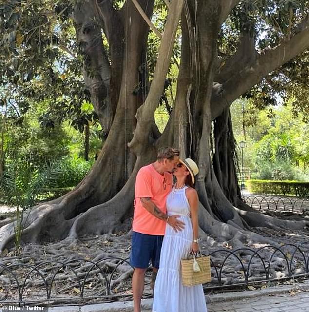 Gushing about his wife, he admitted he knew she was the one on their second date and that 'she saved my life', while describing the moment he saw her in her dress, 'it took my breath away'