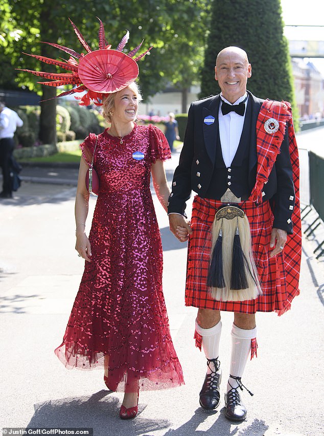 Matchy matchy! This pair coordinated their stylish looks as they arrived at Ladies Day